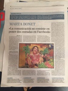 Marta Bonet en El Mundo 1